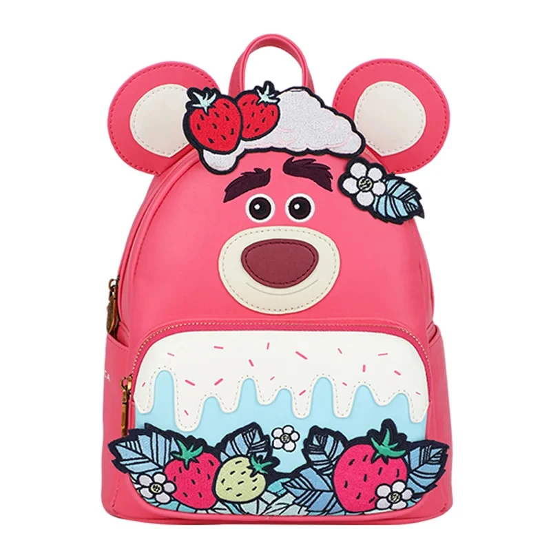 Mochila de cuero de Alien Toy Story 3 para niñas, mochila de moda de alta calidad, Stitch, Mickey, regalos de cumpleaños para damas