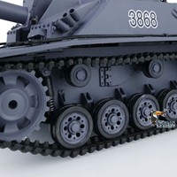 Heng Long RC Tank 7.0 Plastic German Stug III 1/16 Scale 2.4G RTR RC Armored Car Model BB Shooting Toys for Boys 3868 TH17419
