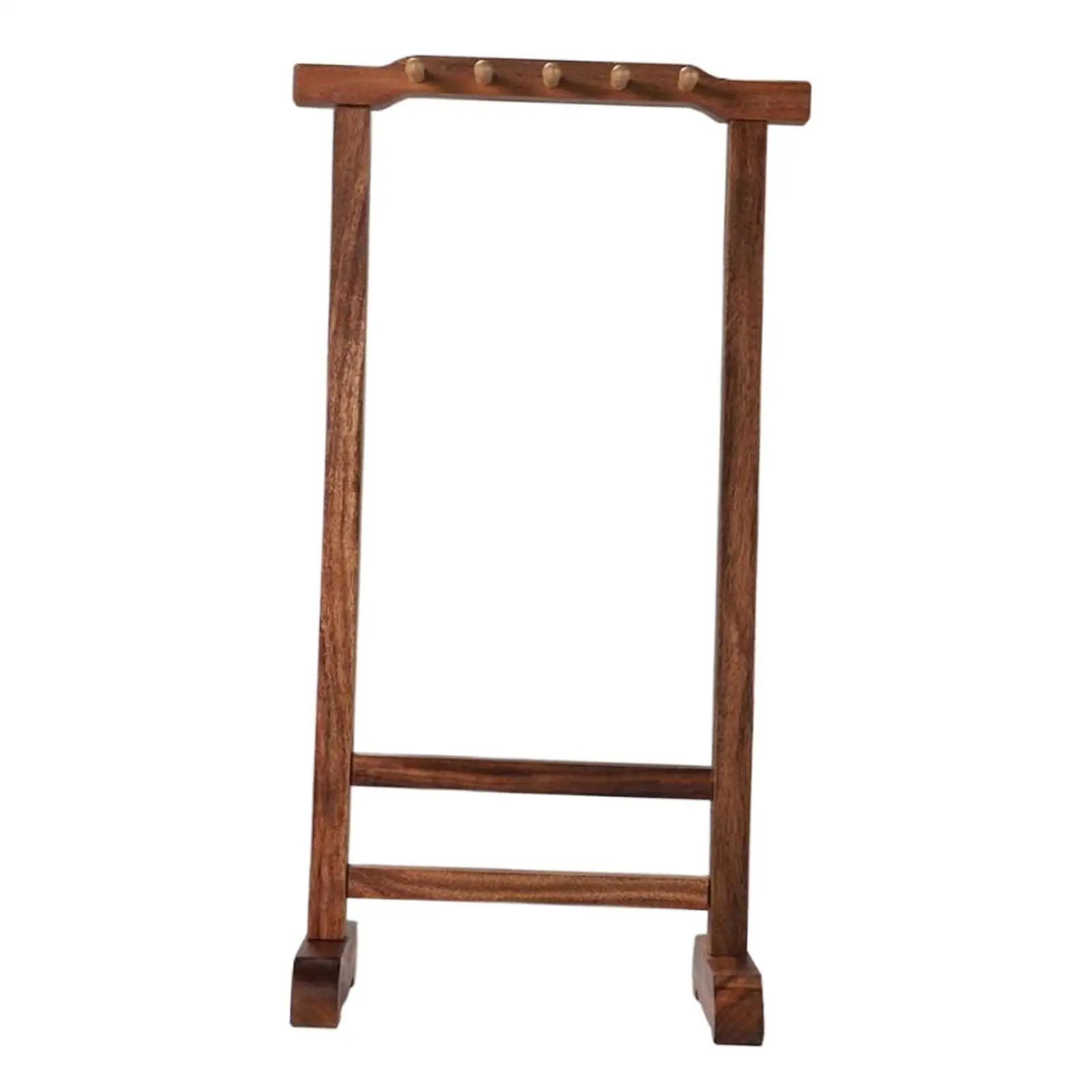 

Calligraphy Brush Pen Holder 10Pin Calligraphy Practice Hanger Shelf Display Rack Wood Calligraphy Pen Hanging for Home Gifts