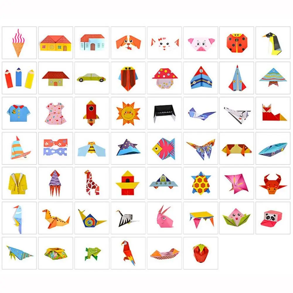 

Creative Children Animal Educational For DIY Book Baby Hand-cut Paper Folding Paper Handmade Paper Kids Craft Toys Origami