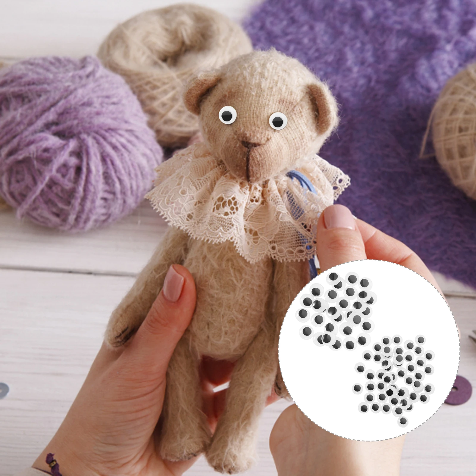 

Glow-in-the-dark Eyes Realistic Craft Small Toy Handmade Design Eyeball Fun Plastic for Crafts Balls Decor