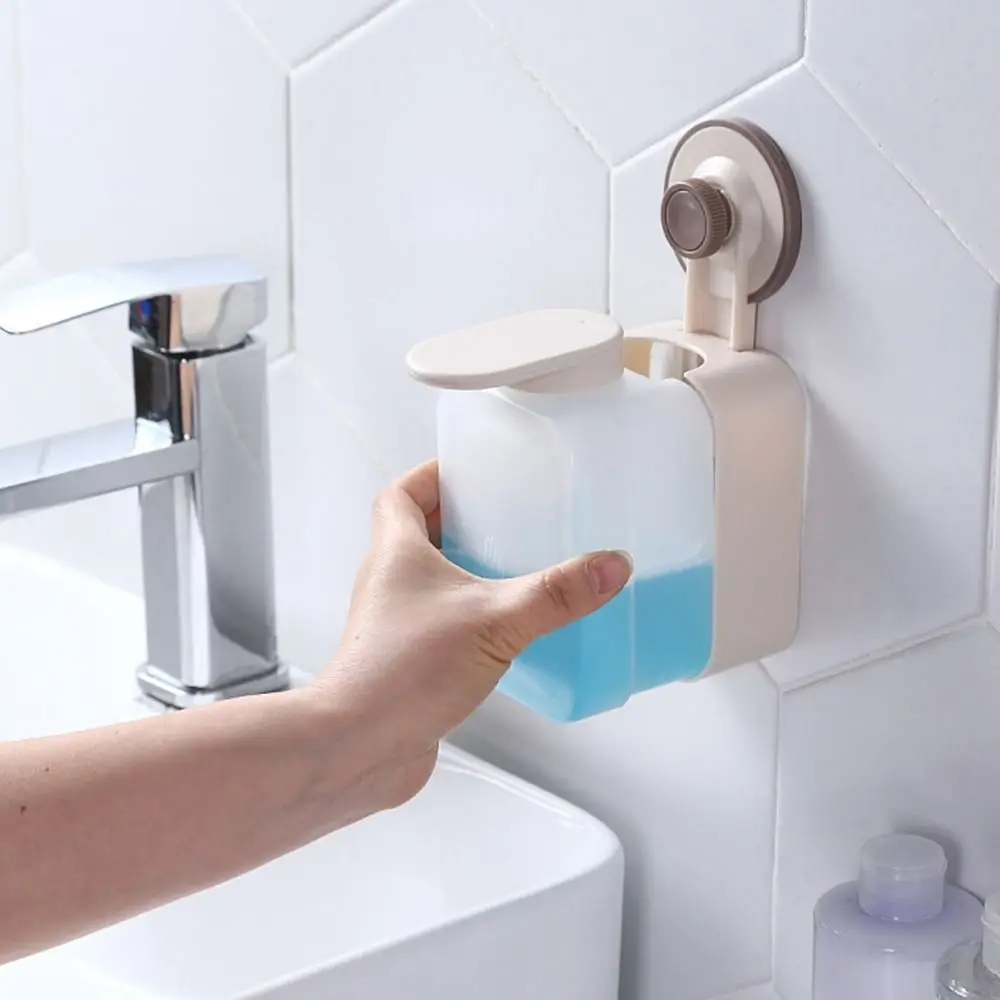 

Настенный дозатор мыла на присоске, без перфорации, пресс-тип, дозатор жидкого мыла для рук, прочный, водонепроницаемый