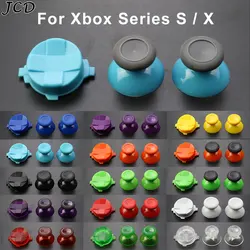 JCD 3D Analog Thumb Sticks Grip Joystick Cap ThumbSticks Cover For Xbox Series X S Controller D-Pad Button Cross Direction Keys