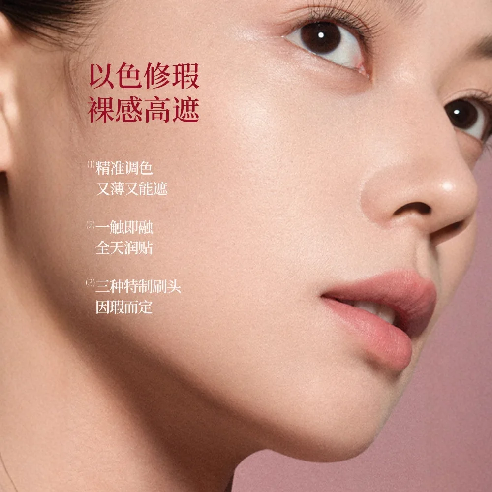 คอนซีลเลอร์ Joocyee แบบสองหัว ปรับสีผิวให้กระจ่างใส ปกปิดจุดด่างดำ รอยสิว ติดทนนาน คอนซีลเลอร์เนื้อลิควิดสำหรับแต่งหน้า