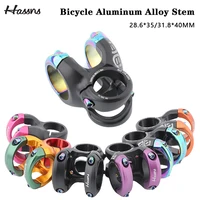 HASSNS DH40-vástago para manillar de bicicleta de montaña, elevador de mesa de 28,6x31,8/35x40MM, puente de bicicleta de carretera, potencia corta