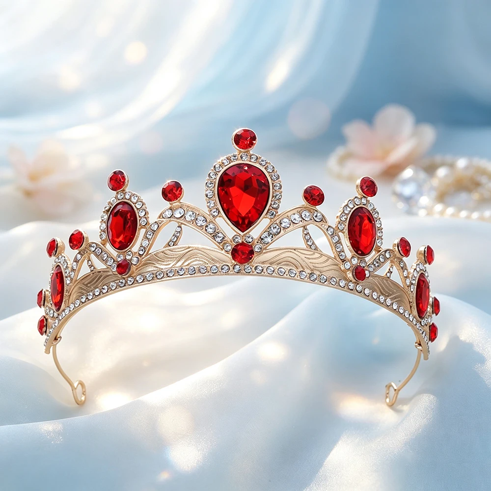 Women'S Accessories Jewelry - 1 peça Tiara Coroa Dourada com
