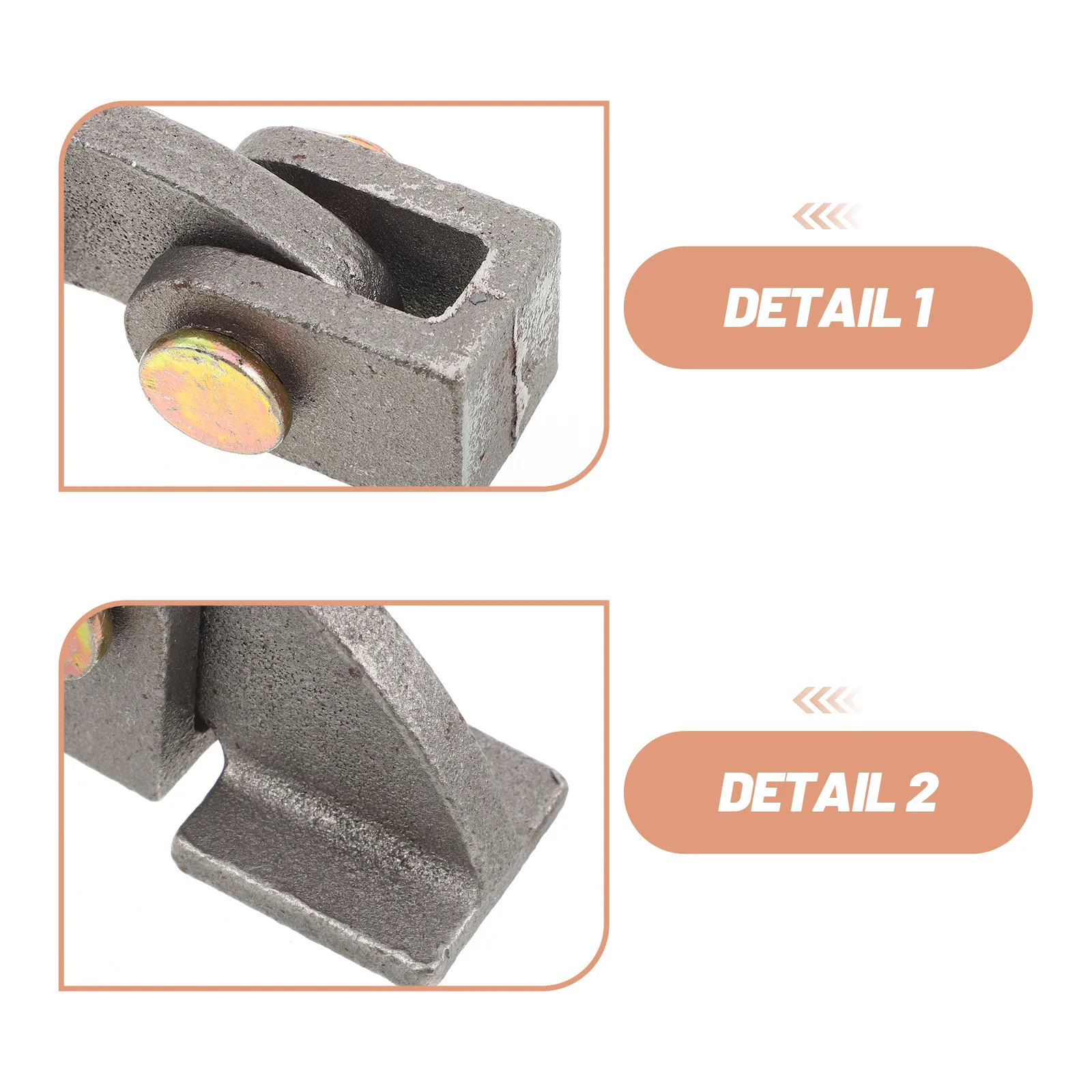 2Pcs Universal Tailgate Modification Hinge Heavy Duty Weld-on Dump Body Hinge Bracket Steel Dump Trailer Tailgate Replacement