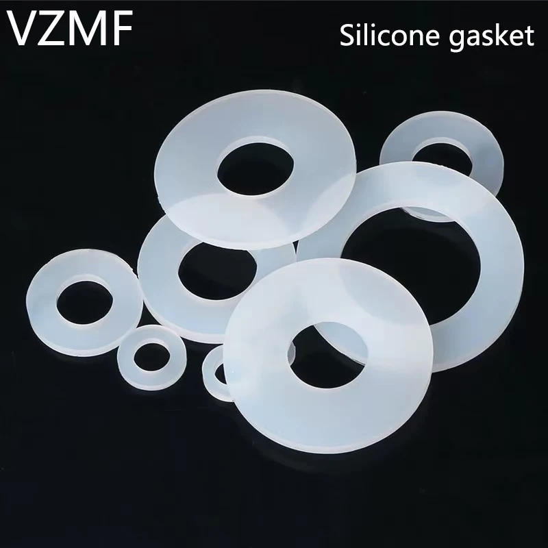 

Soft silicone gasket screw seal ring water pipe waterproof plastic high temperature resistant rubber round flat pad