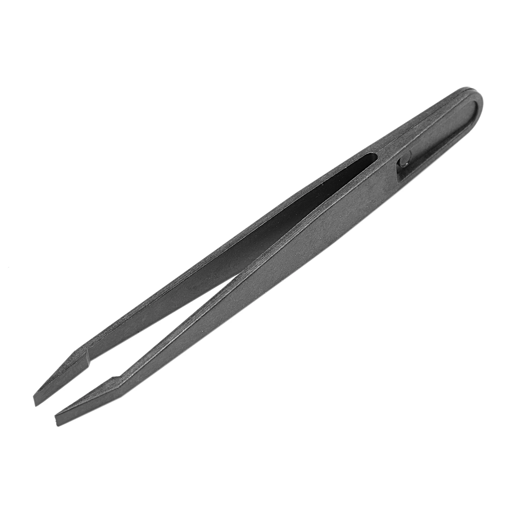 

GTBL 12PCS Precision Tweezer Set Plastic Anti Static Tool Kit Size 1/2/3/5/6/8 Each One(Black)