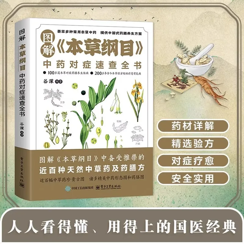 Illustrated Compendium of Materia Medica and Chinese Herbal Medicine Symptomatic Quick Reference Book