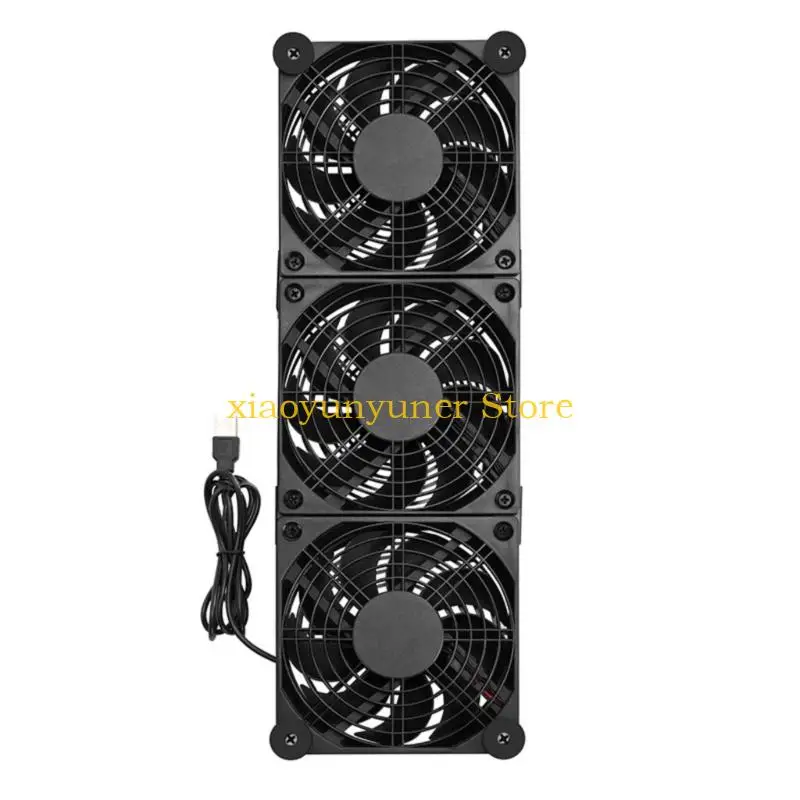 P9JB USB Power 120mm Cabinet Cooling Fan Waterproof Housing For Networking Equipment & Electronics Component Cooling Accessor