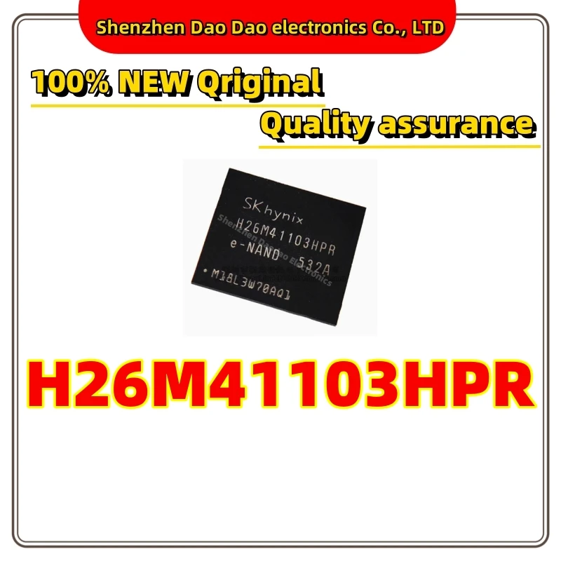 

H26M41103HPR FBGA-153 package EMMC5.0 flash memory chip IC new original