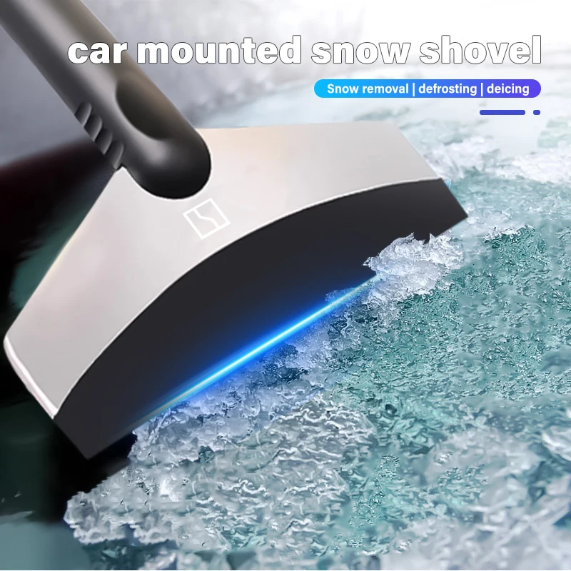 Car Ice Scraper Snow Removal Shovel Stainless Winter Accessories For Zeekr X 001 009 2022 2023 2024 EV 2021-2023 Krypton