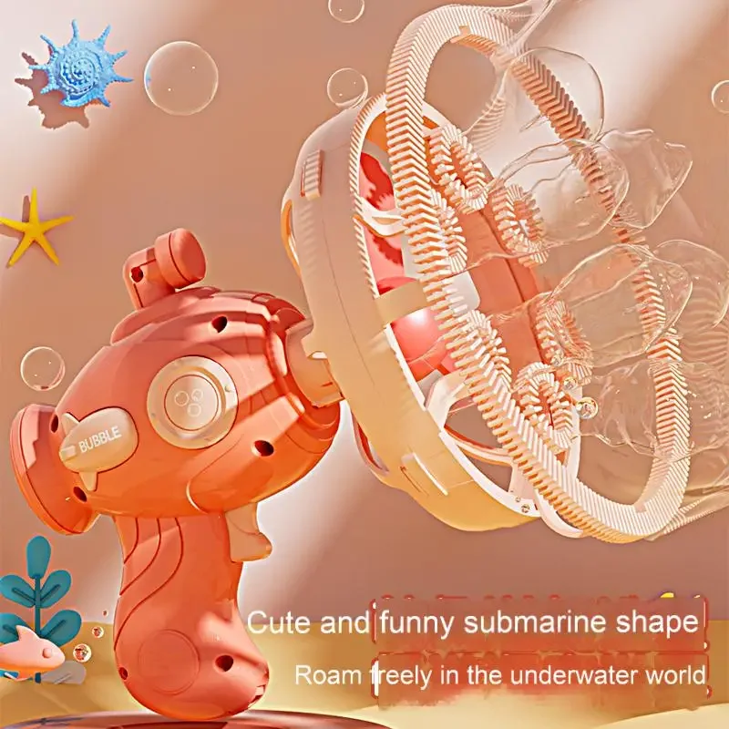 Zewnętrzna pistoletowa maszyna do robienia baniek mydlanych to świetny pomysł na prezent i idealna jako upominek świąteczny. Nowe, eleganckie zabawki do robienia podwójnych baniek mydlanych.