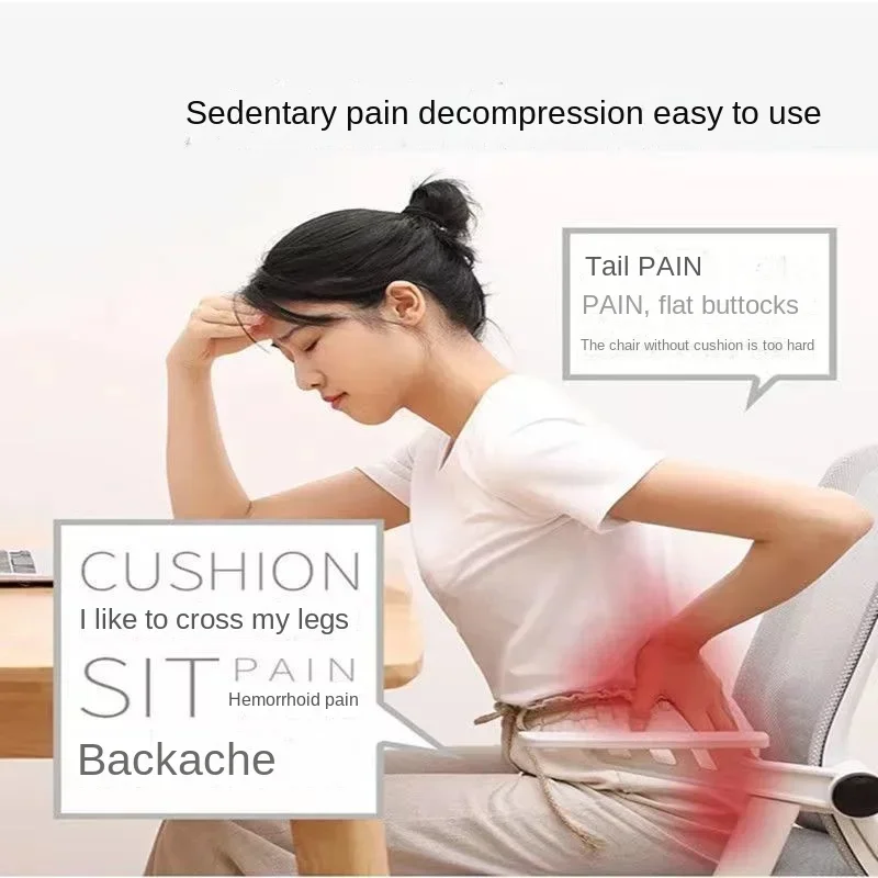 Утолщенная подушка для сиденья с одним отверстием, стул, ягодицы, подставка для кровати, круглый полый ультрамягкий съемный моющийся офис для пожилых людей