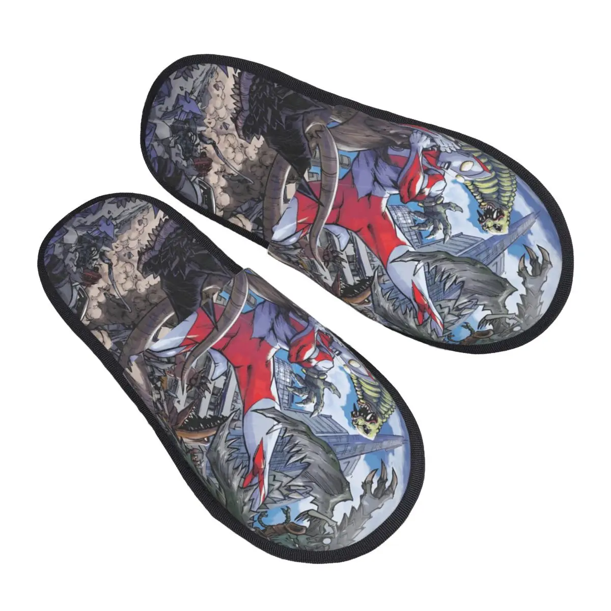 

Custom Special U-Ultramanes Comic Hero Comfy Scuff With Memory Foam Slippers Women Spa House Shoes