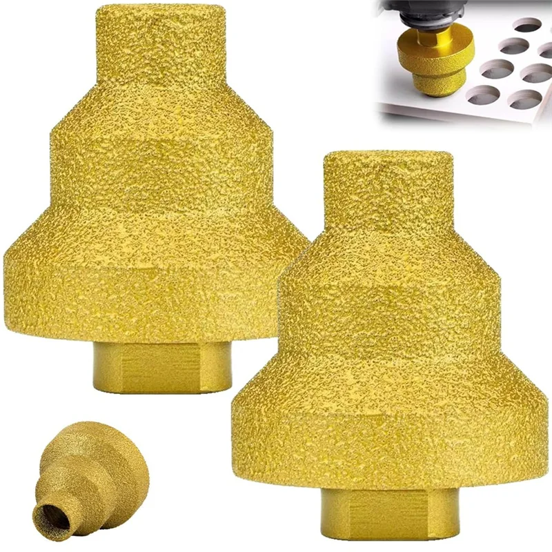 

A84E-Diamond Cone Tile Bit Multilayered Cone Reamer For Metal, Wood, Concrete, Tile, Marble M14