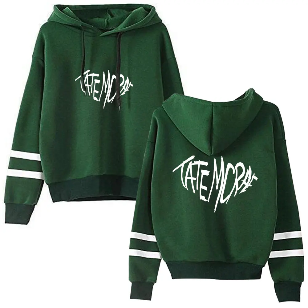 

Tate McRae merch 2024 world tour hooded men drawstring hoodies sweatshirt women unisex trendy pullover