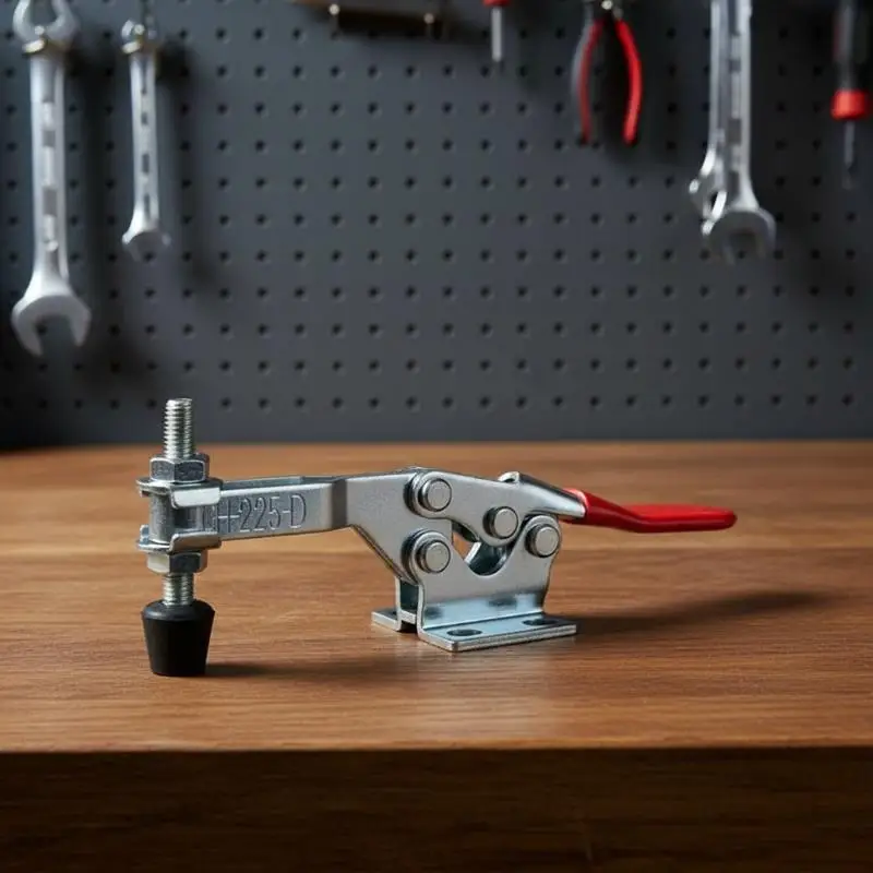 227kg Load Capacity Horizontal Toggle Clamp GH-225-D Quick Release Heavy Duty Clamp 1Pcs for Carpenter Wood Craft