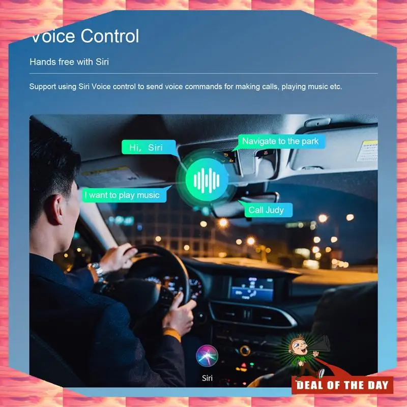 24-Hour Delivery Effortless Conversion Wireless Carplay Adapter, Type-C/USB Dongle, Turns Wired To Wireless, Plug & Play.