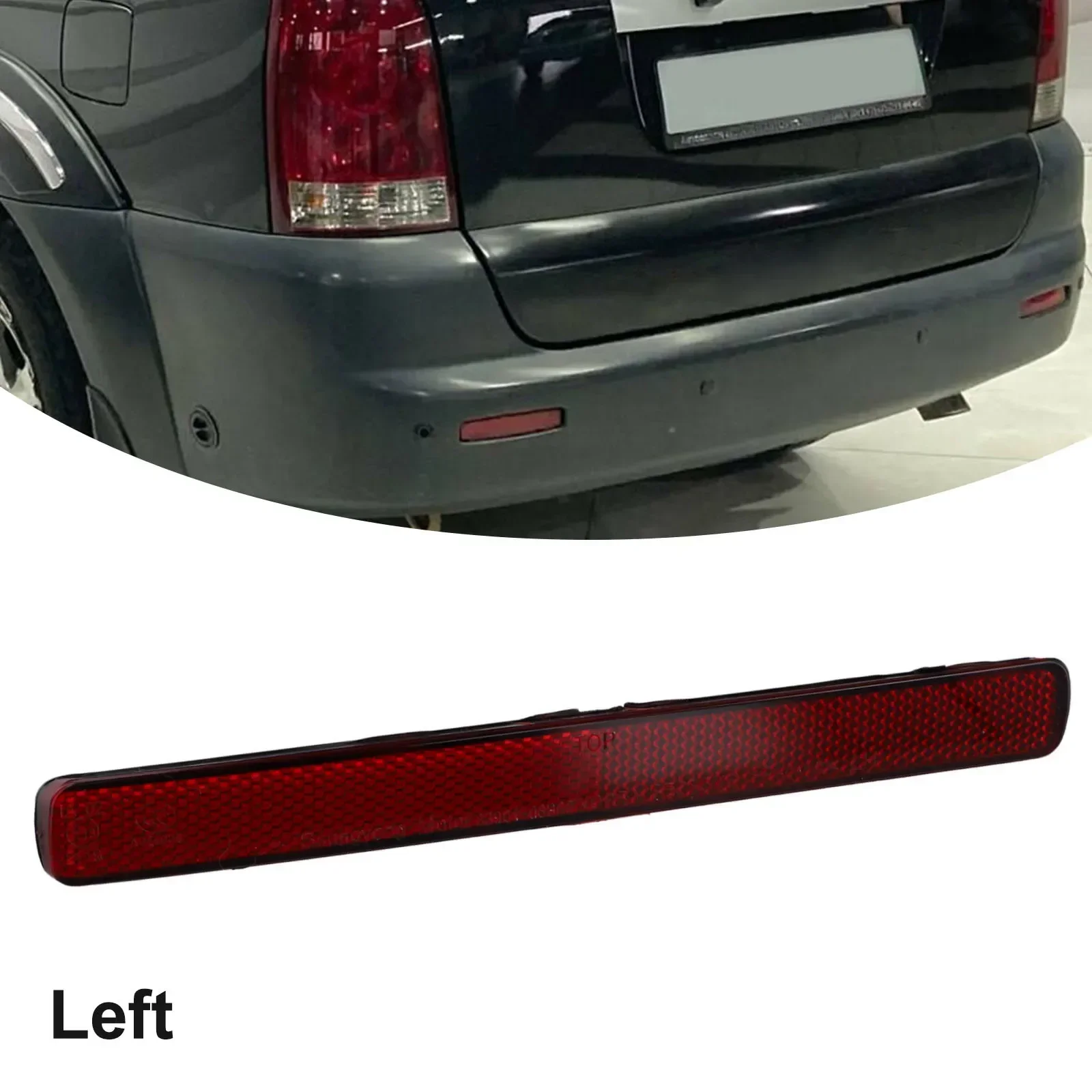 1pcs Rear Bumper Reflector For Ssangyong For Rexton 2006-2017 For KYRON 2007-2011 Left Rear Bumper Reflector #8390108B00