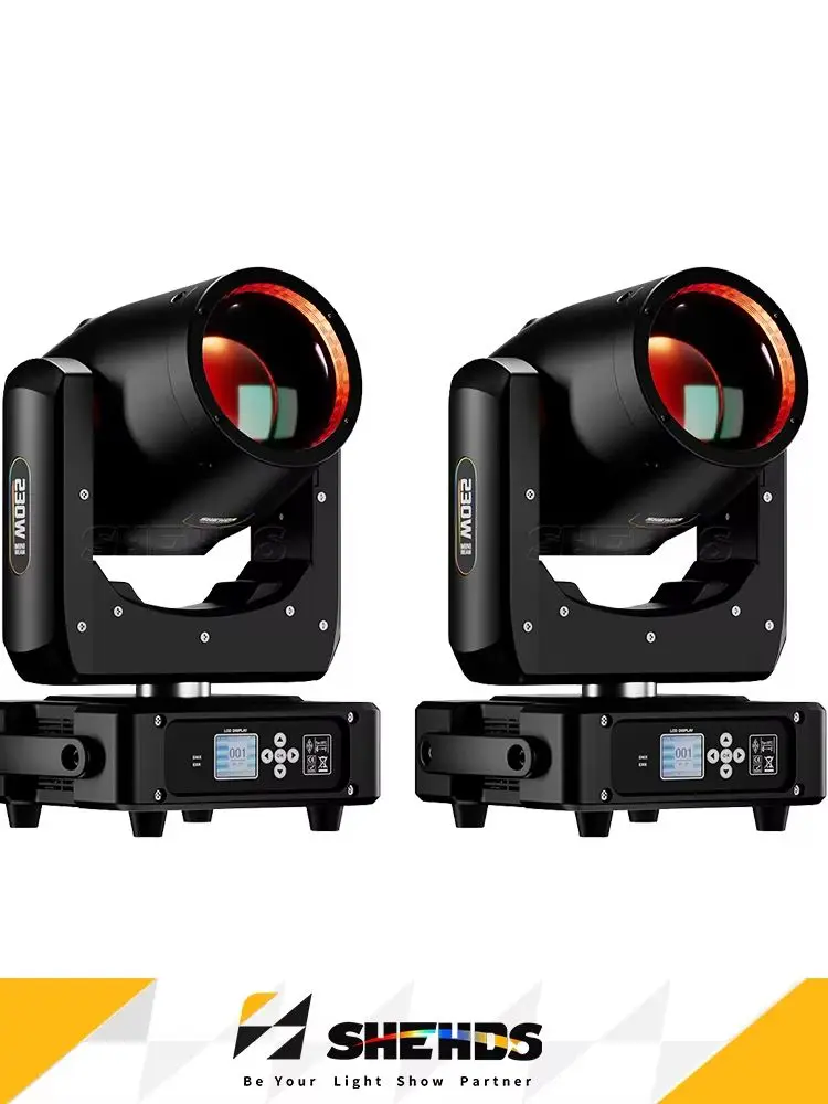    SHEHDS 2 Stück 230W Beam Moving Head 7R Bühnenbeleuchtung mit Flightcase, professioneller Effekt, DMX512 für DJ, Disco, Hochzeit, Party, 2 Jahre Garantie