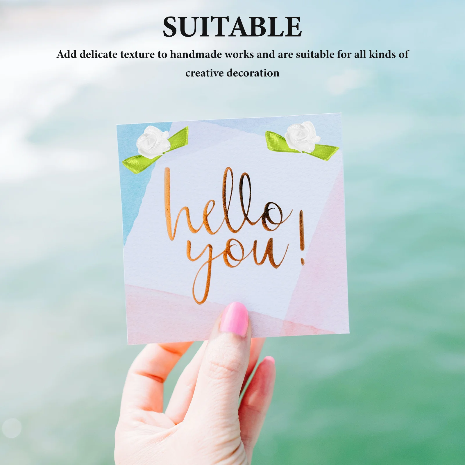 500 шт. мини-головы роз для декоративных поделок