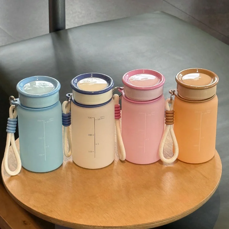 Light Luxury Premium Milk Cup Summer Custom Creative Girl Matte Sports Water Bottle
