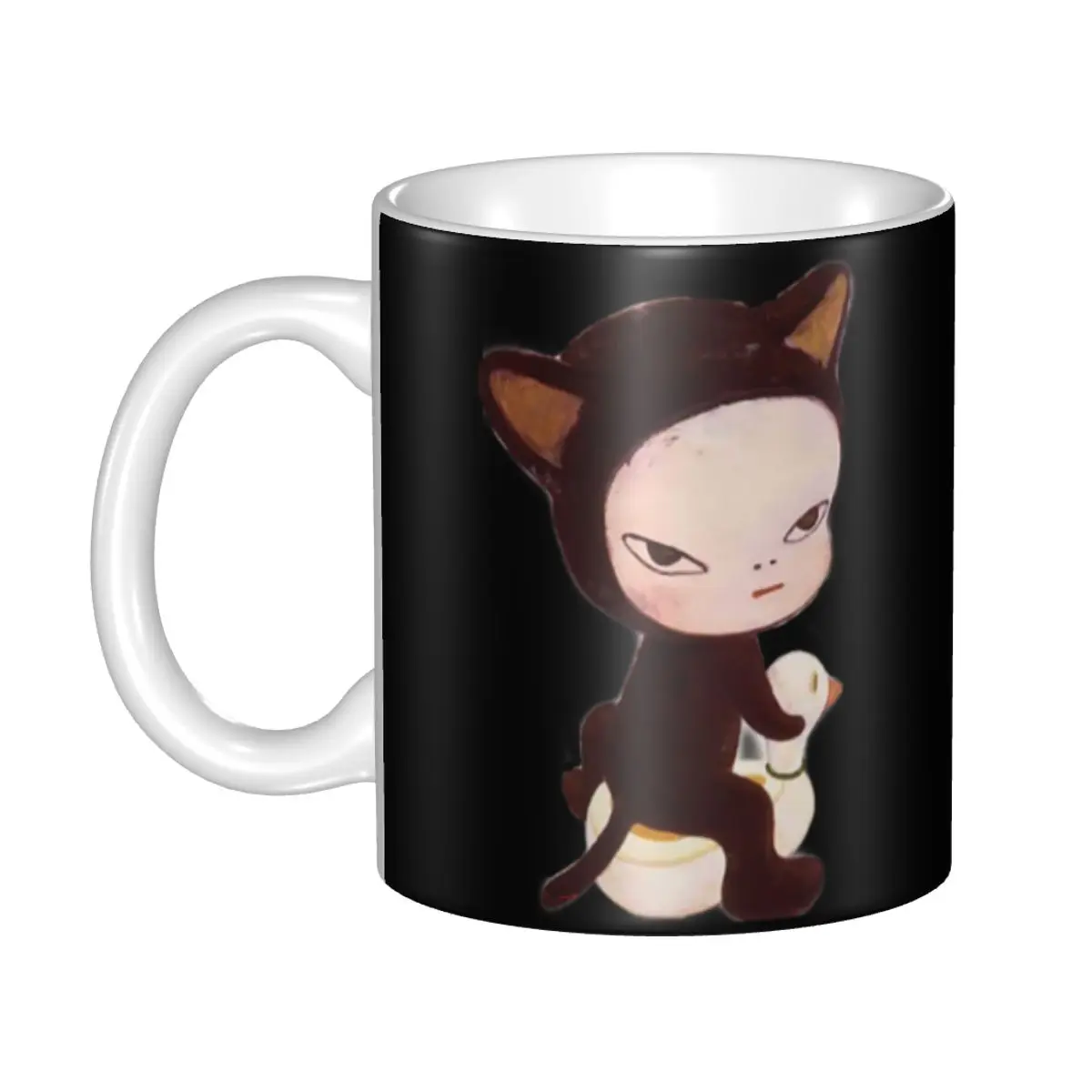 Yoshitomo Nara Angry Mug Custom Coffee Ceramic Mug Creative Present 4
