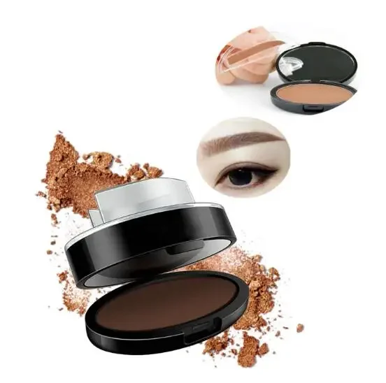 Eyebrow Powder Stamp Tint Stencil Set Cosmetics Professional Makeup Waterproof Eye Brow Stamp Lift Eyebrow Enhancers Stencil Kit