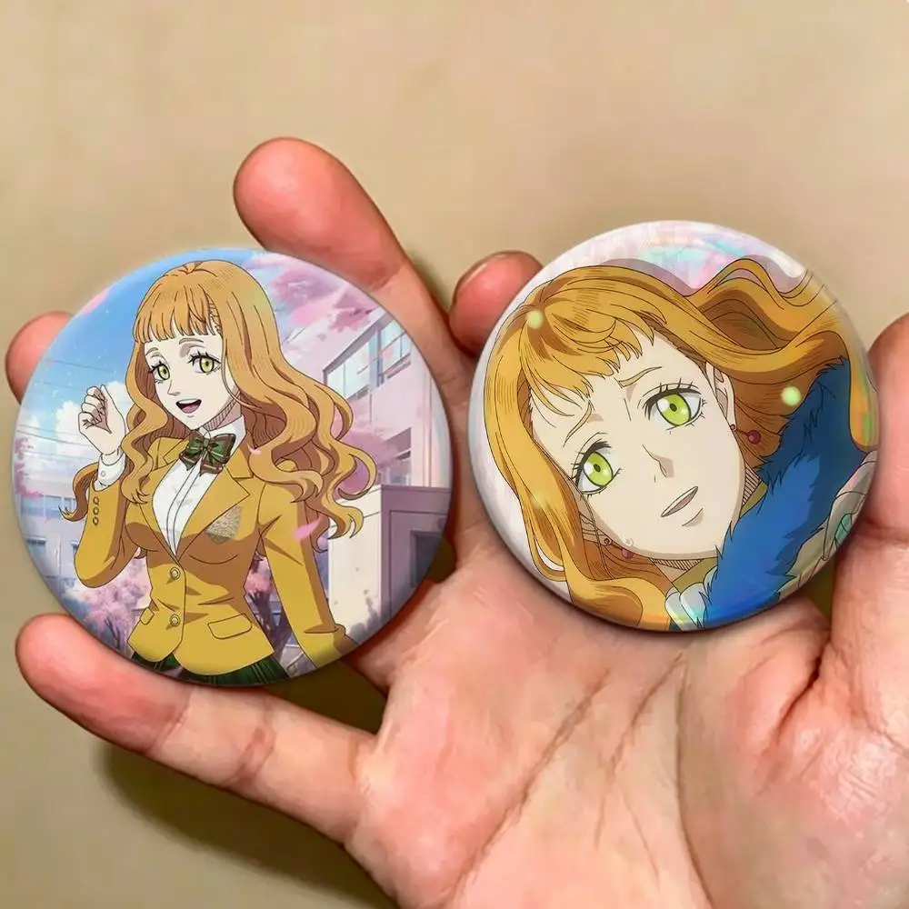 COOL M-Mimosa Vermilion  Badges Creative Tinplate Button PinsBrooch Badge Clothes Backpack