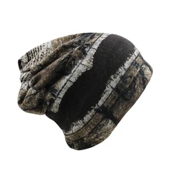 New Fashion Autumn Women Floral Adult Warm Hat Scarf Two Used Polyester Hip Hop Caps Beanies Skullies For Girl Bonnet mx-305