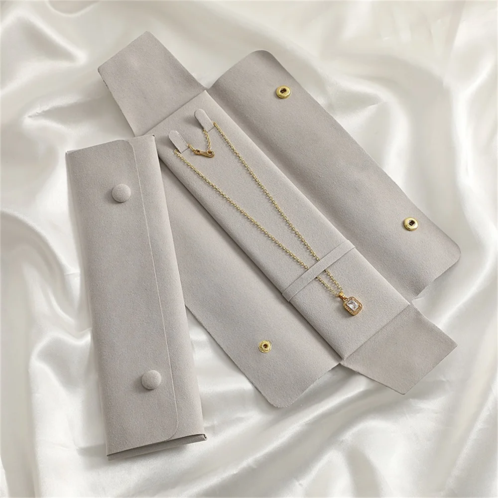 

Чехол для браслета из микрофибры, органайзер для ювелирных изделий, портативное хранилище для ожерелья для домашнего хранения, ежедневное использование, путешествия