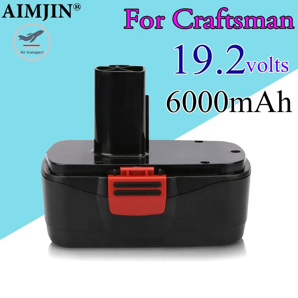 

High Quality New 19.2V 6000mAh Black Ni-MH Replacement Power Tools Battery for Craftsman DieHard C3, 11375, 130211004