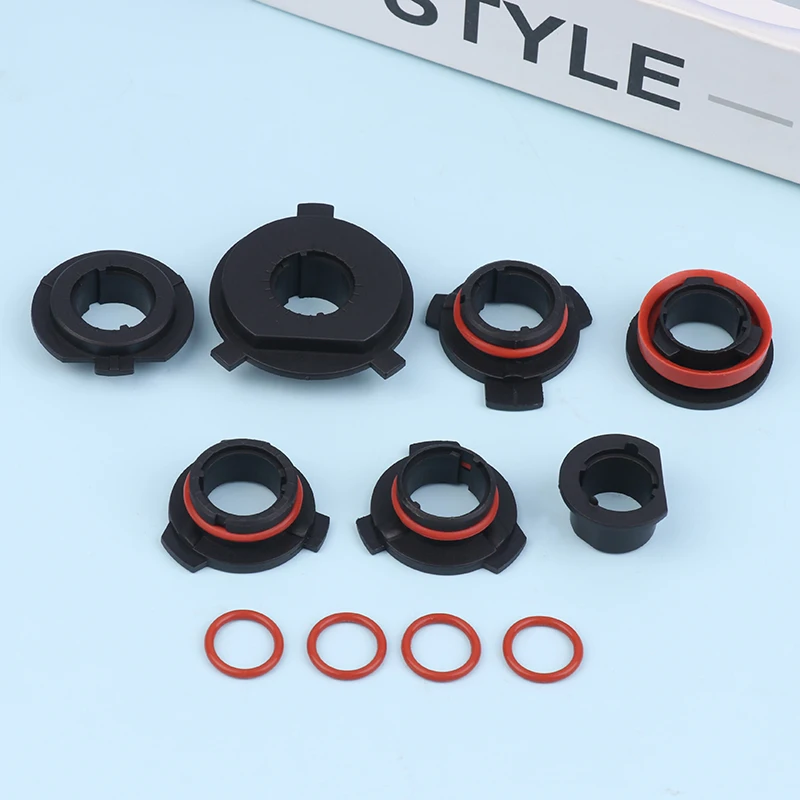H1 H4 H7 H11 9005 9006 9012 High Temperature Automobile LED Lamp Chuck Bulb Holder Adapter Car LED Headlight Bulb Base