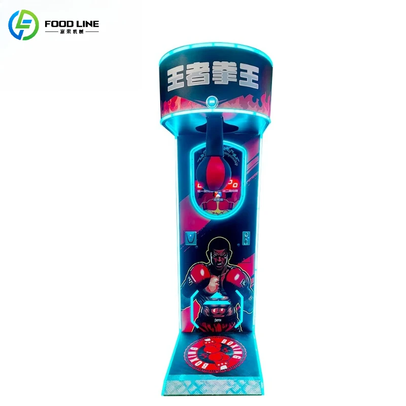Customized Punch Boxing Game Machine Coin Operated Arcade Boxing Machine with LED Score Display for Amusement Park