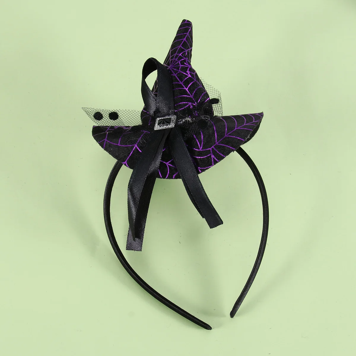 

3pcs Witch Hat Headband Halloween Party Girls Headbands Durable Costume Accessory Festive Hair Bands Masquerade Stage