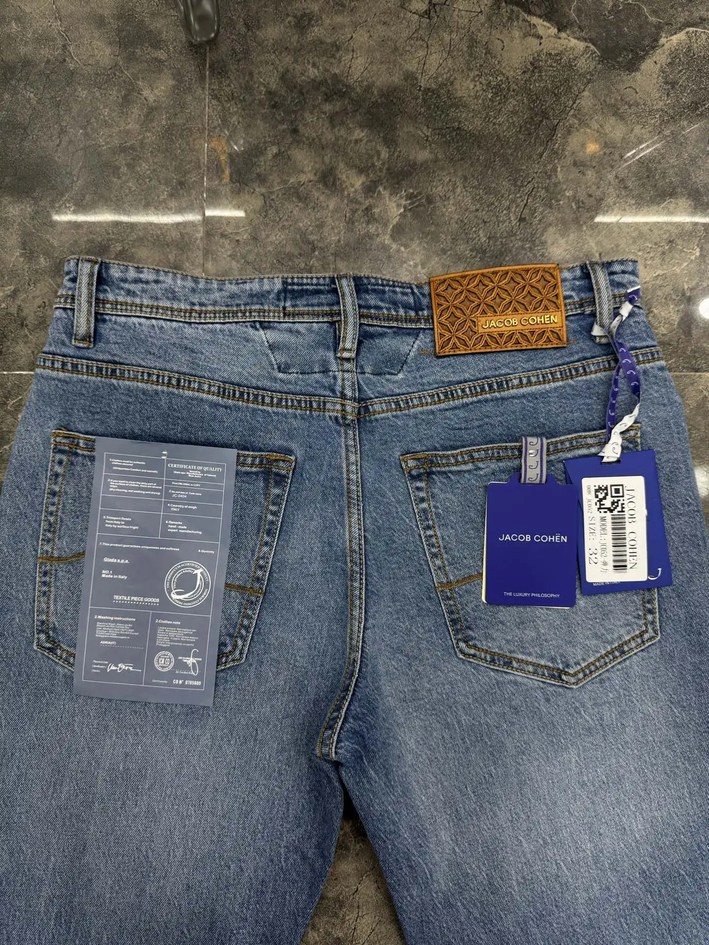 

OECHSLI Jeans Thin Cotton Men 2026 Spring Summer new business zipper embroidery comfortable straight Big size 29-40 Pants