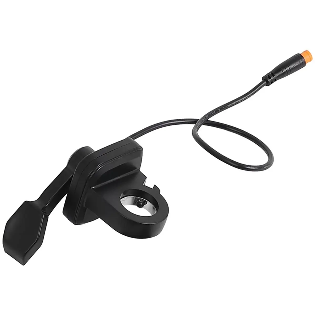 

(X07A) 108X Ручка-акселератор (курок газа) для электросамоката Kukirin G2, подходит для рулей 22,5 мм, удлиненный кабель