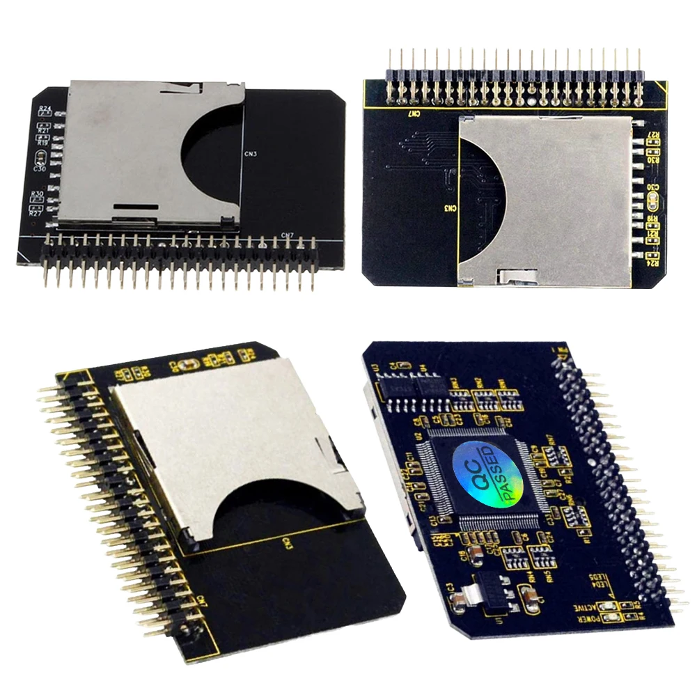 

2.5 Inch 44 Pin IDE to SD Card Adapter SSD Storage Card for Old Notebook Industrial Control Board SD to IDE 44Pin Adapter