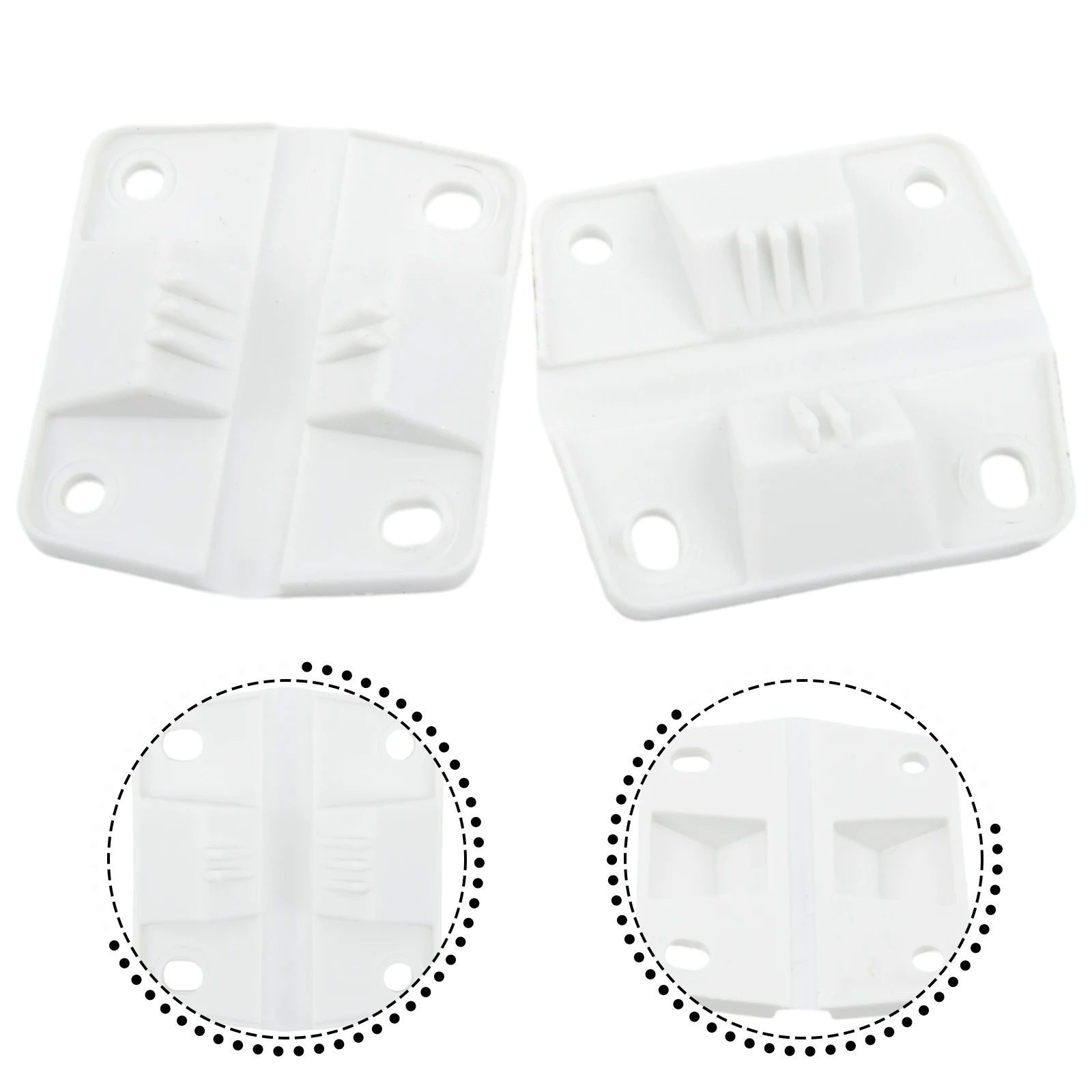 2Pcs Cooler Hinge Kit For COLEMAN COOLER PLASTIC HINGE SET REPLACEMENT Refrigerator Door Hinge With Screws Hinges Accessories