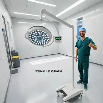 High-intensity LED700 mobile shadowless surgical lamp with 4 silent wheels for use in emergency rooms