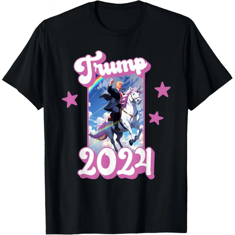 

Interesting Donald Trump. Pink 2024 Girls' T-shirt