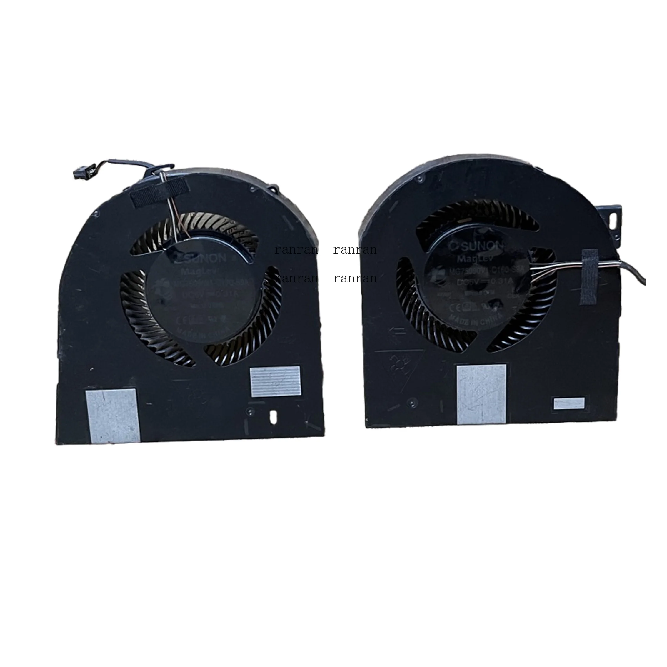 

Сменный новый охлаждающий вентилятор для процессора и графического процессора ноутбука для DELL Precision 7530 M7530 7540 P74F Series Fan