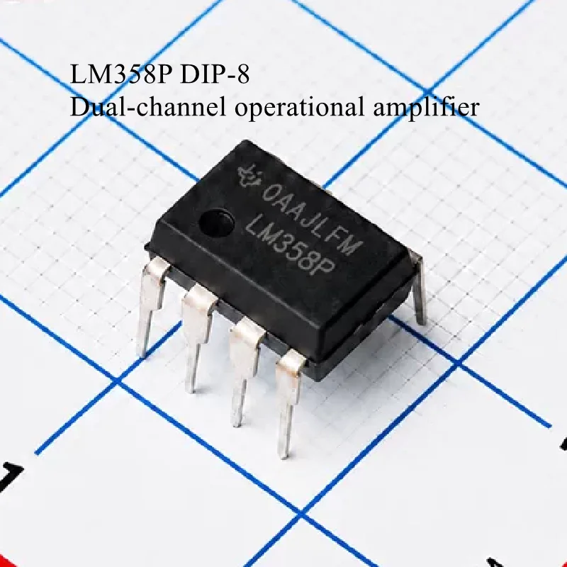 (10pcs/Bag) LM358P LM358DR LM358 DIP-8/SOP-8 Dual Channel Operational Amplifier Chip