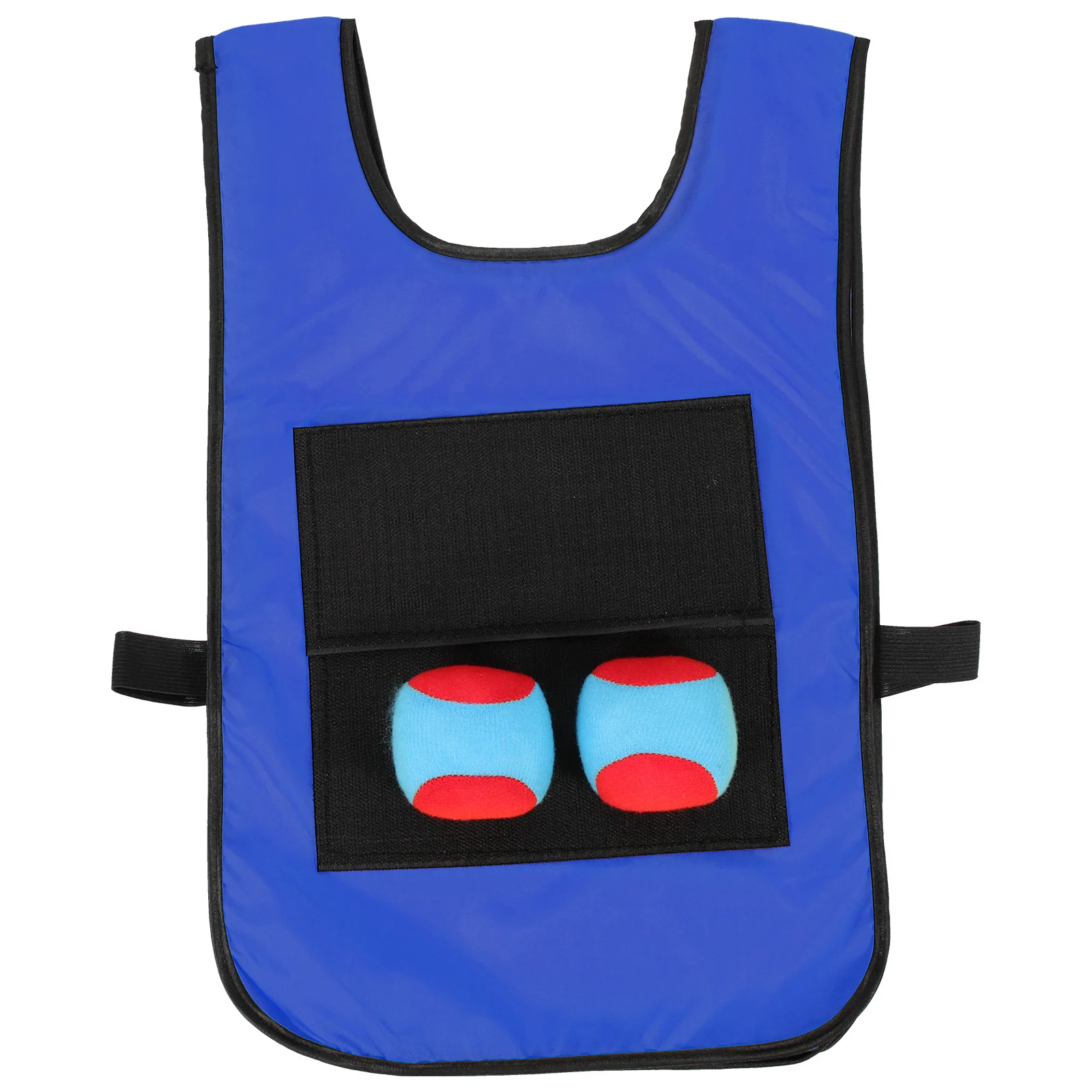 ชุดเสื้อกั๊กพร้อมลูกบอลสำหรับเด็ก เล่นเกมกลางแจ้ง ลูกบอลเหนียว ชุดคอสตูมพร้อมเสื้อกั๊กและลูกบอลสำหรับเด็ก เล่นแบบอินเทอร์แอคทีฟ ของเล่นสำหรับงานปาร์ตี้กลางแจ้ง