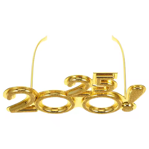 2025 New Year Party Eyewear Funny Number Glasses for Adults Lightweight Comfortable Celebration Photo Props Novelty