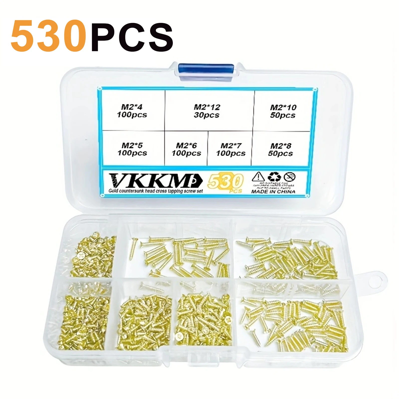 530Pcs M2 Small Mic…