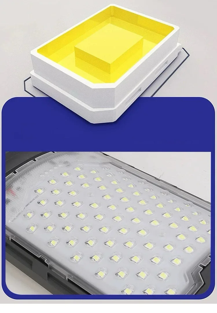 Solar Street Light Modern LED Ultra Bright Lighting Outdoor Waterproof Courtyard Light Household Curved Wide-angle Street Light