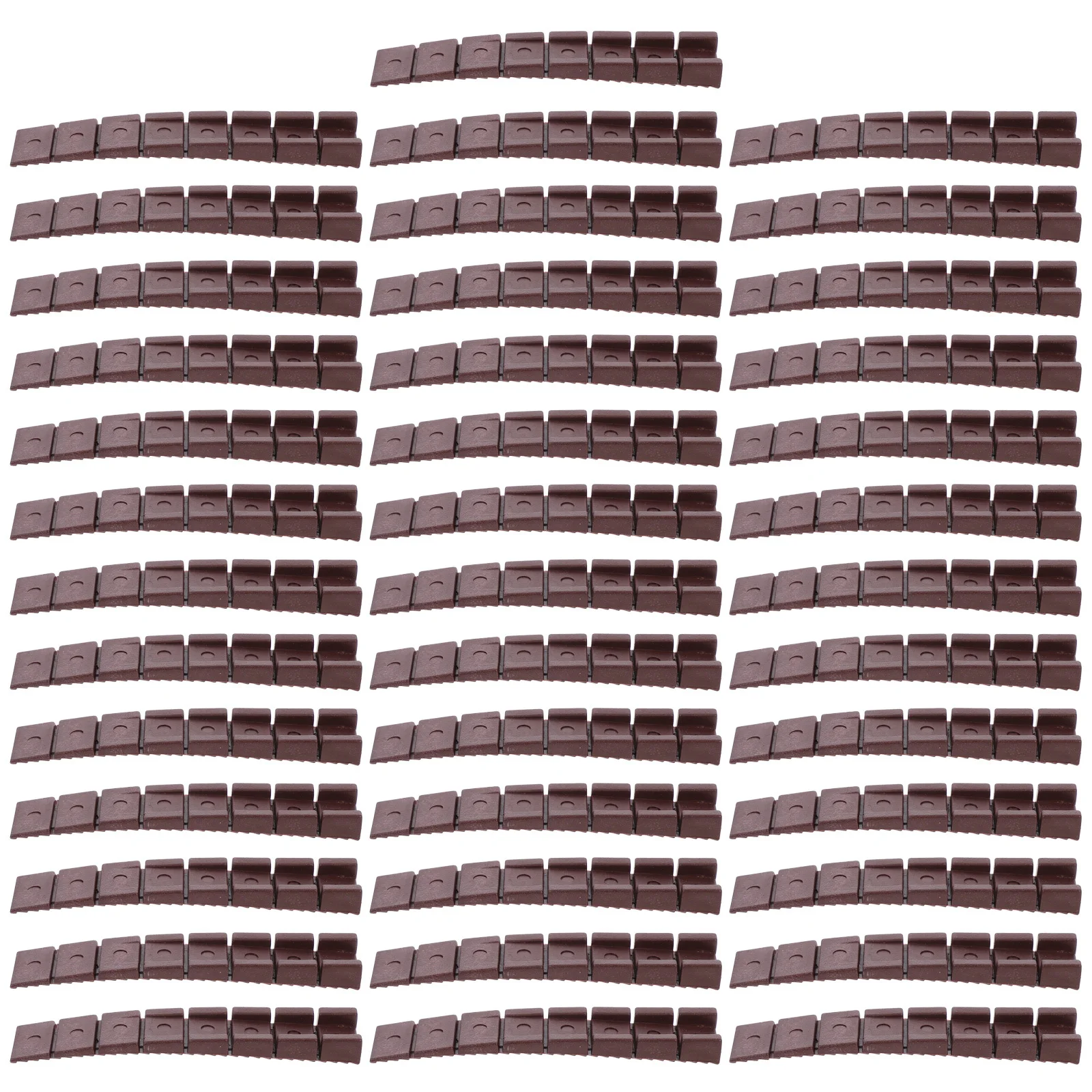 20 Buah Bantalan Penyetel Ketinggian Furnitur, Bantalan Penyangga DIY yang Dapat Disesuaikan, Alas Pengangkat Kaki Sofa untuk Rak Buku, Pintu, Jendela, Tiang Dek